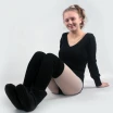 Capezio scrunch Bootie, na zahriatie Capezio scrunch Bootie, na zahriatie