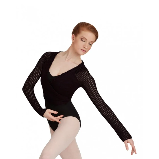 Capezio Crop Wrap Top CK1000W, pletený top
