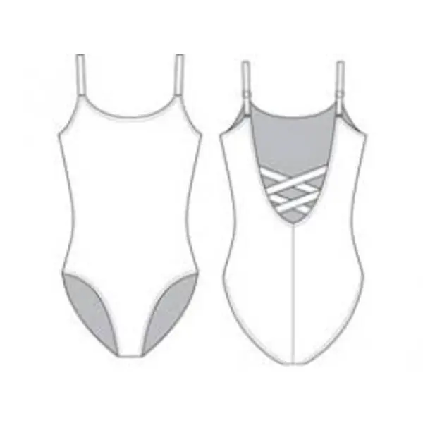 Capezio BD101, balett dressz W/X keresztpántokkal