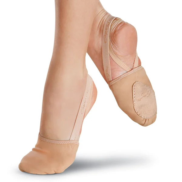 Capezio Pirouette II, nyitott sarkú elasztikus forgócipő