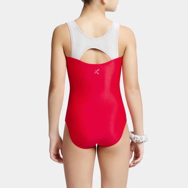 Capezio Stick the Landing Tank leotard, detský gymnastický dres na hrubé ramienka Capezio Stick the Landing Tank leotard, detský gymnastický dres na hrubé ramienka