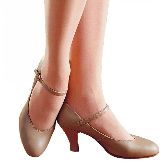 Capezio Theatrical Footlight 3", bőr karakter cipő Capezio Theatrical Footlight 3", bőr karakter cipő