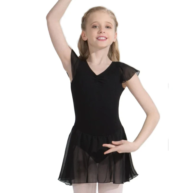 Capezio flutter sleeve dress, dressz szoknyával Capezio flutter sleeve dress, dressz szoknyával