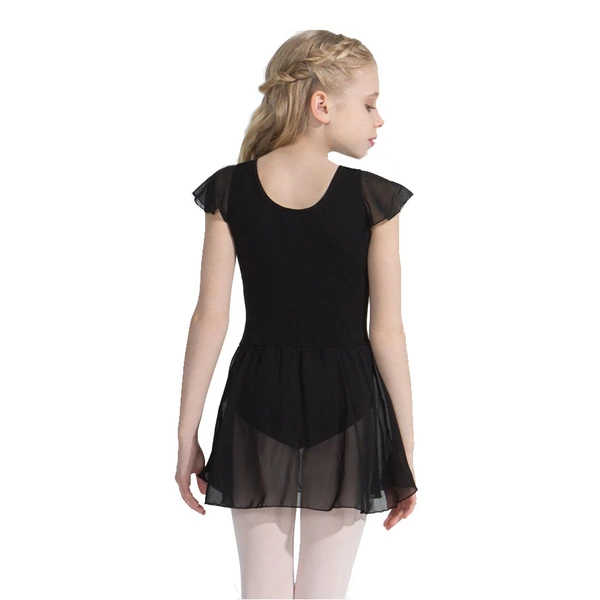 Capezio flutter sleeve dress, dressz szoknyával