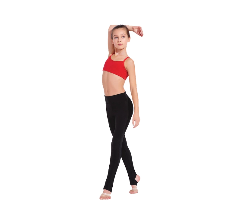 Capezio Camisole Bra Top, spagetti pántos sportmelltartó - Fehér