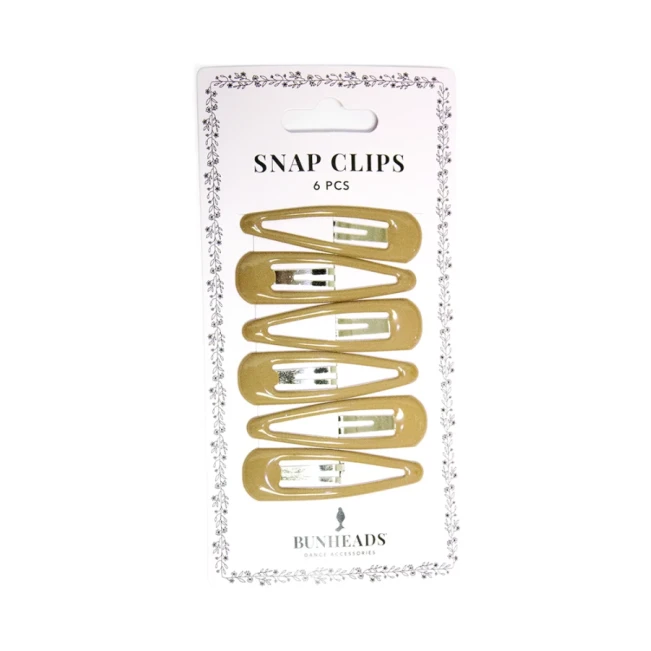 Capezio Bunheads snap clips for hair, hajcsat
