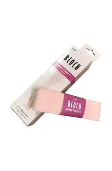 Bloch Sheer Stretch Ribbon, átlátszó rugalmas szalag