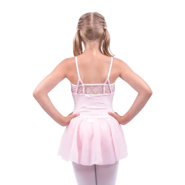 Capezio Daisy Cami Leotard, spagetti pántos dressz csipkével