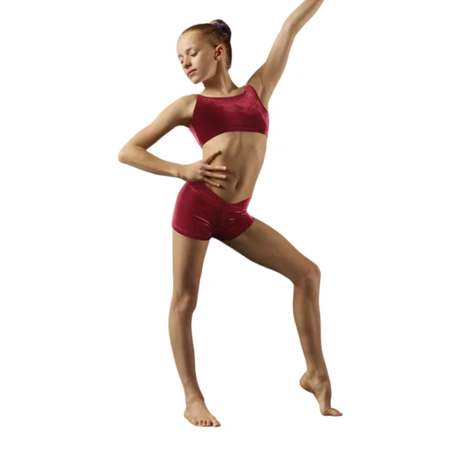 Bloch Leos velvet női crop top Bloch Leos velvet női crop top