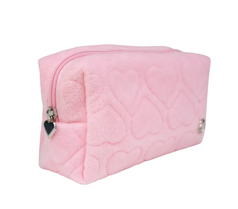 Capezio, szív alakú kozmetikai táska - Pink rózsaszín 
