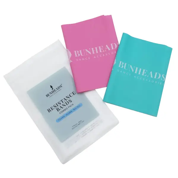 Capezio Bunheads 2 db erősítő gumizalagok egy csomagban