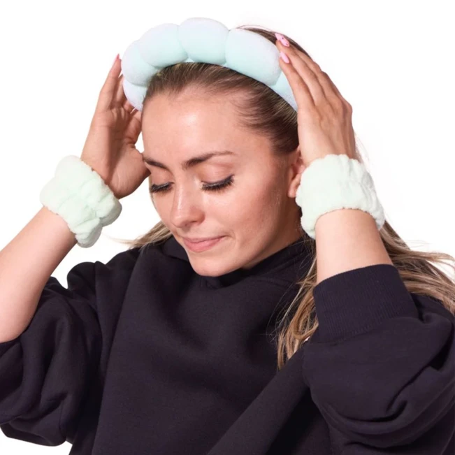 Capezio Spa szett, fejpánt- és csuklópánt szett