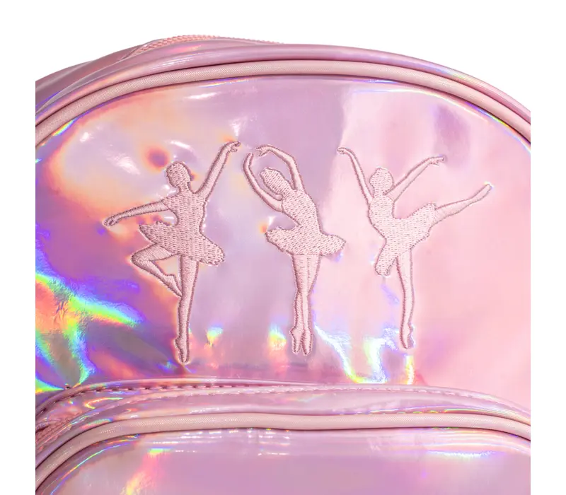 Bloch Ballerina Backpack, szivárványos lány hátizsák - Irizáló rózsaszín