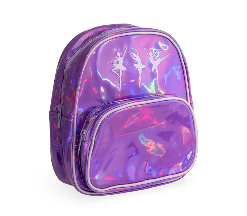 Bloch Ballerina Backpack, szivárványos lány hátizsák - Irizáló lila
