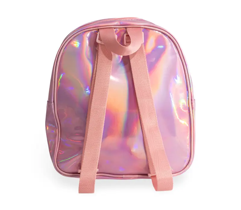 Bloch Ballerina Backpack, szivárványos lány hátizsák - Irizáló rózsaszín