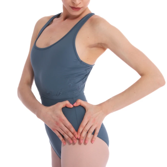 Bloch Fleur Floral tank leotard, női dressz vastag pántokkal Bloch Fleur Floral tank leotard, női dressz vastag pántokkal