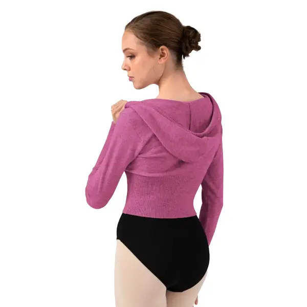 Bloch Cropped Knit Full Zip Hoodie, női kapucnis pulóver Bloch Cropped Knit Full Zip Hoodie, női kapucnis pulóver