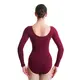 Bloch Premier, női hosszú ujjú dressz - Burgundy Bloch