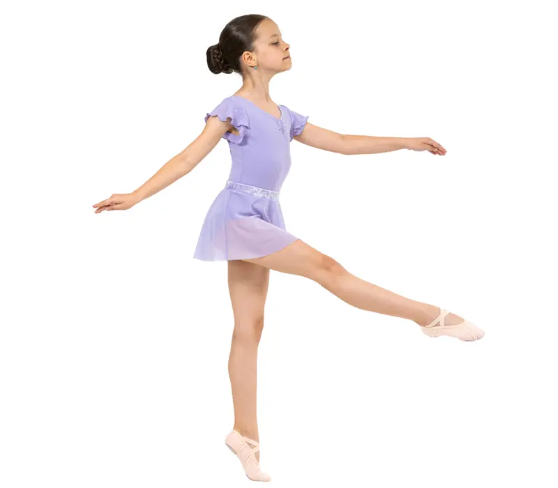 Bloch Mesh pull on skirt Sadie, lány szoknya - Orgonalila Bloch