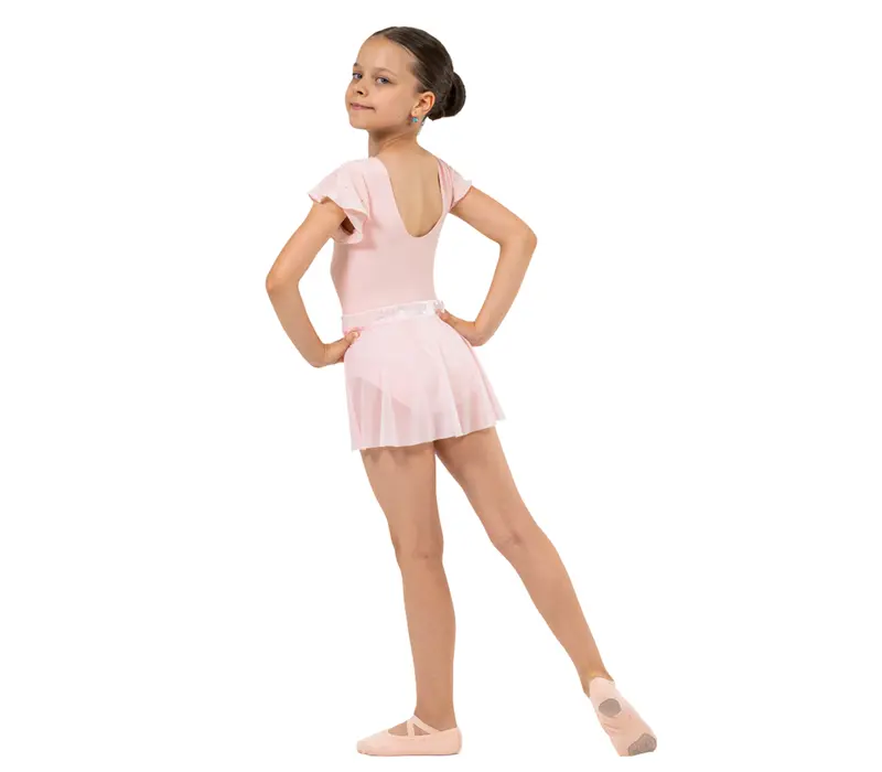 Bloch Mesh pull on skirt Sadie, lány szoknya - Bonbonrózsaszín Bloch
