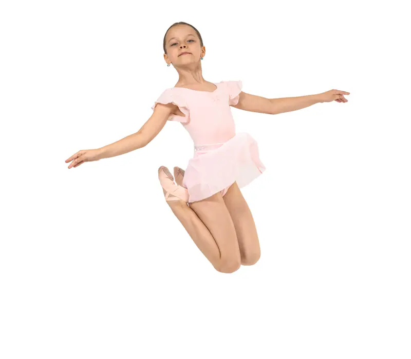 Bloch Mesh pull on skirt Sadie, lány szoknya - Bonbonrózsaszín Bloch