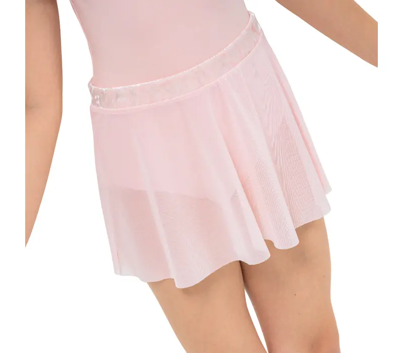 Bloch Mesh pull on skirt Sadie, lány szoknya - Bonbonrózsaszín Bloch
