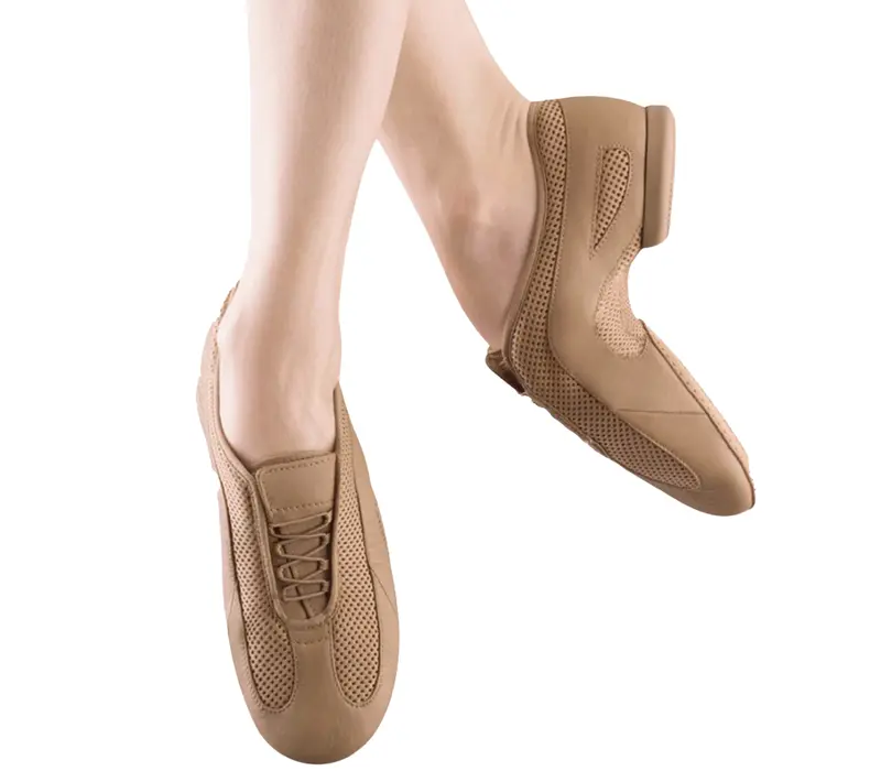 Bloch Slipstream Slip On,  jazzcipő - Testszínű - barna