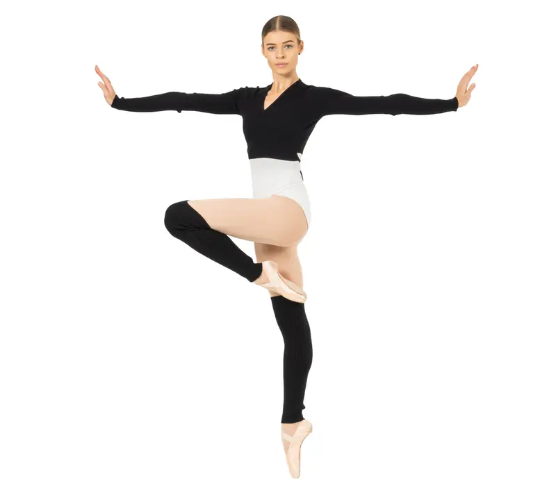 Bloch Rib legwarmer, kötött táncos lábszármelegítő - Fekete Bloch Rib legwarmer, kötött táncos lábszármelegítő - Fekete