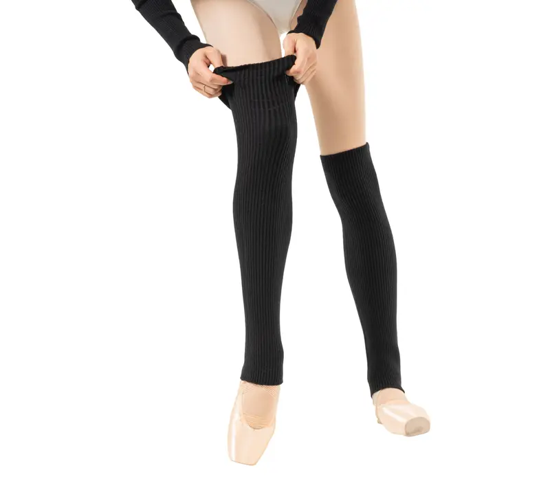 Bloch Rib legwarmer, kötött táncos lábszármelegítő Bloch Rib legwarmer, kötött táncos lábszármelegítő - Fekete