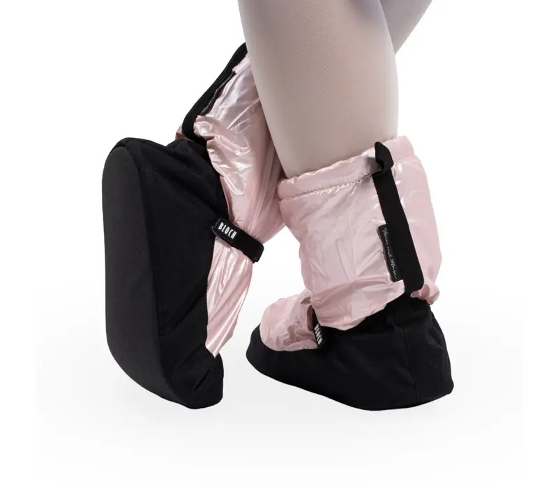Bloch metalic bootie, női mamusz - Rózsaszín pink metallic Bloch