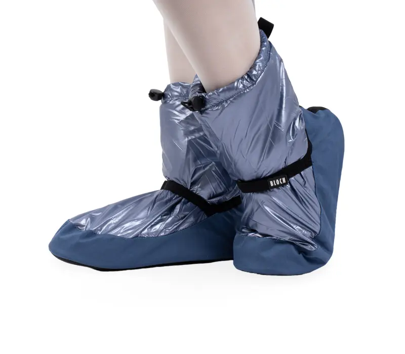 Bloch metalic bootie, női mamusz - Szürke grey metallic Bloch