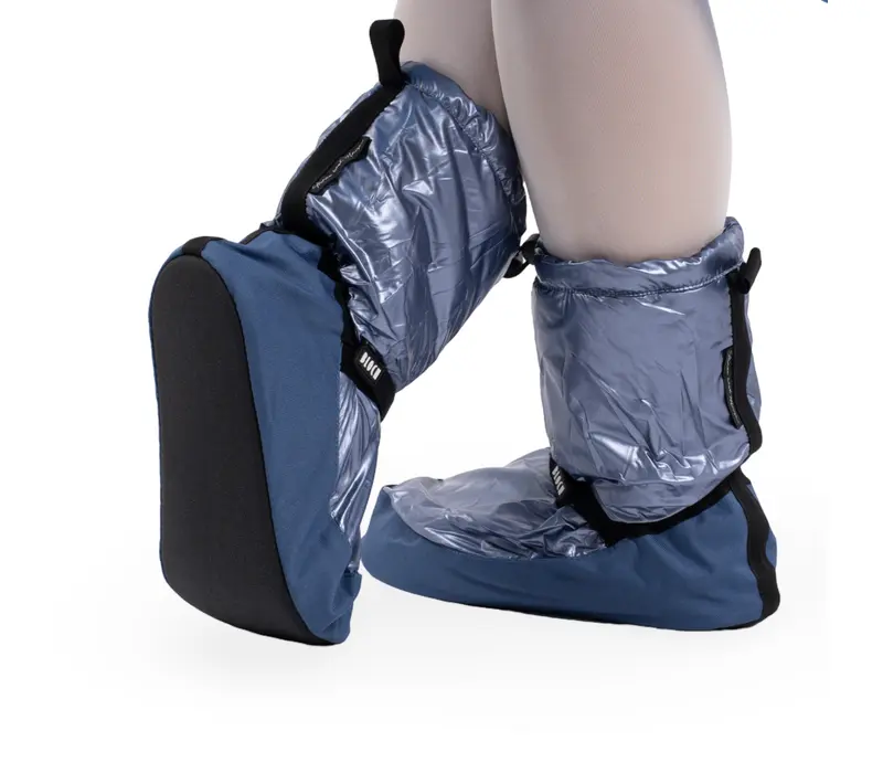Bloch metalic bootie, női mamusz - Szürke grey metallic Bloch