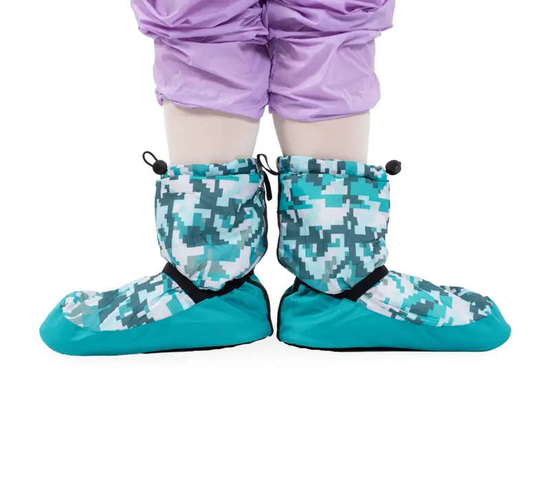 Bloch crazy printed booties, melegítő cipő - Pixel print Bloch