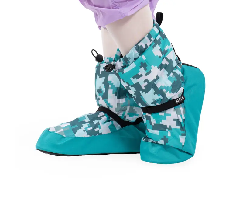 Bloch crazy printed booties, melegítő cipő - Pixel print Bloch