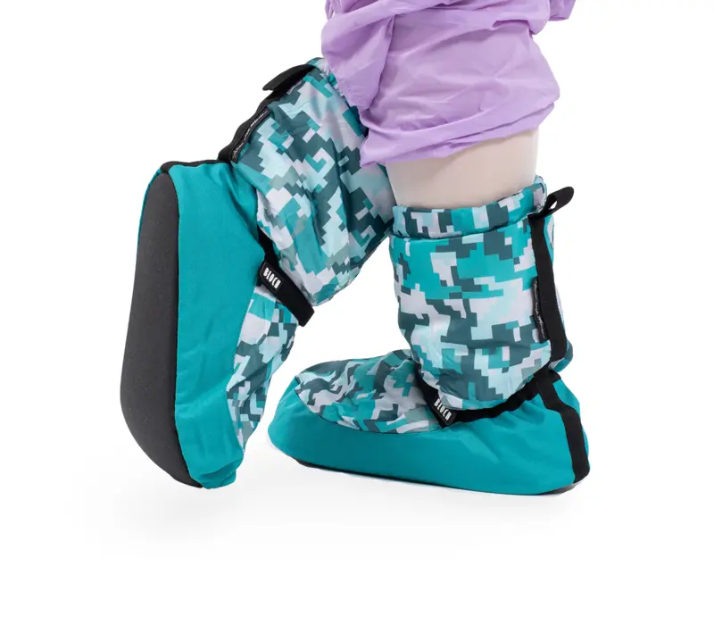 Bloch crazy printed booties, melegítő cipő - Pixel print Bloch