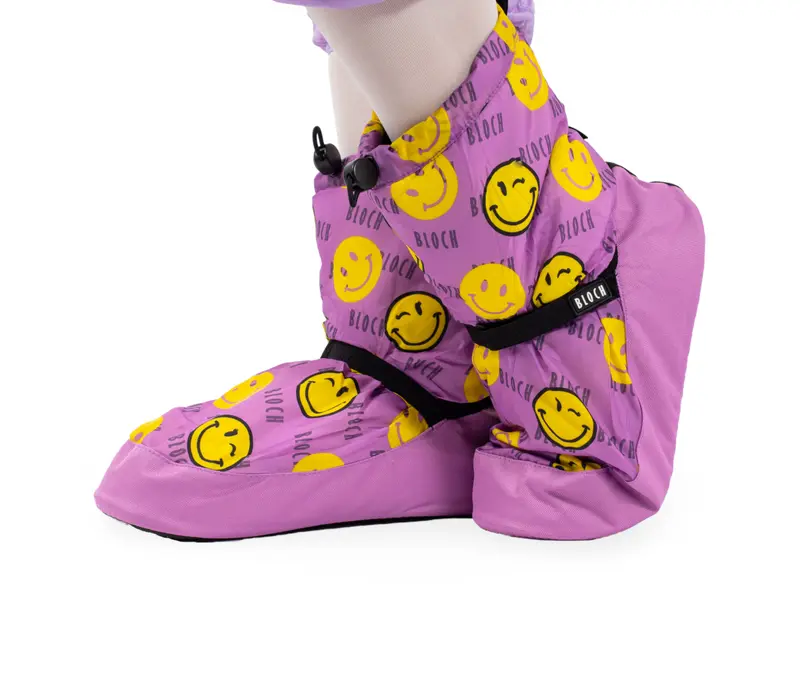 Bloch crazy printed booties, melegítő cipő - Smiley Print Bloch