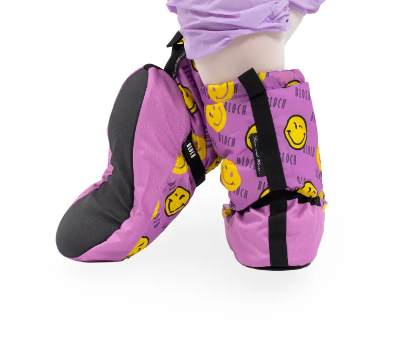 Bloch crazy printed booties, melegítő cipő - Smiley Print Bloch