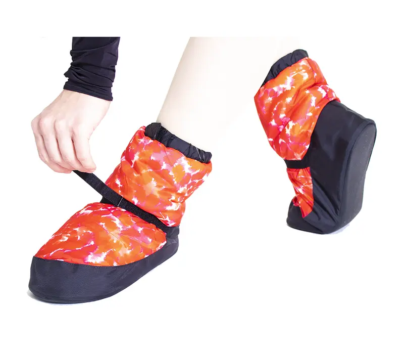 Bloch melegítő cipő, limitált kiadás - Piros Tie dye