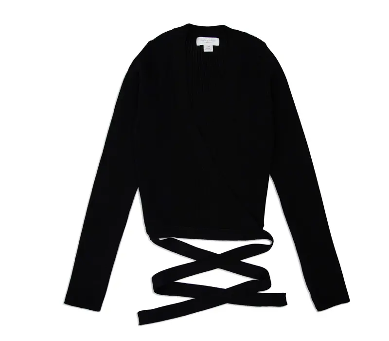 Capezio Knit Wrap Sweater, női kardigán - Fekete