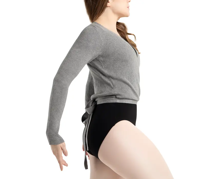 Capezio Knit Wrap Sweater, női kardigán - Szürke Capezio