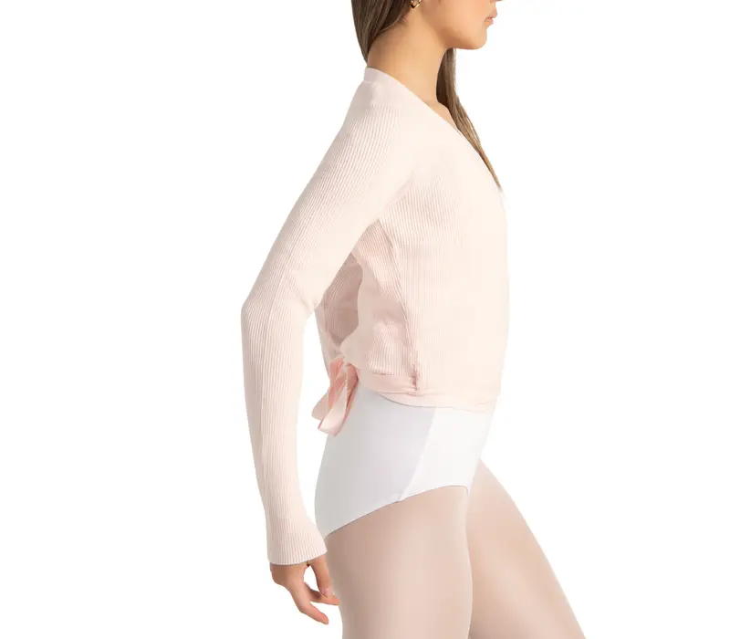 Capezio Knit Wrap Sweater, női kardigán - Rózsaszín Capezio