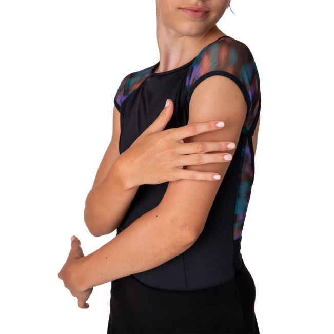 Capezio Mystical raglan ballroom, rövid ujjú lány dressz Capezio Mystical raglan ballroom, rövid ujjú lány dressz