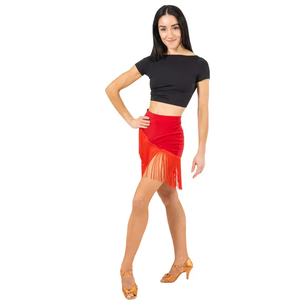 Capezio Clover Crop Top, női latin top