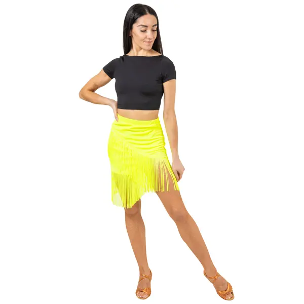 Capezio Clover Crop Top, női latin top