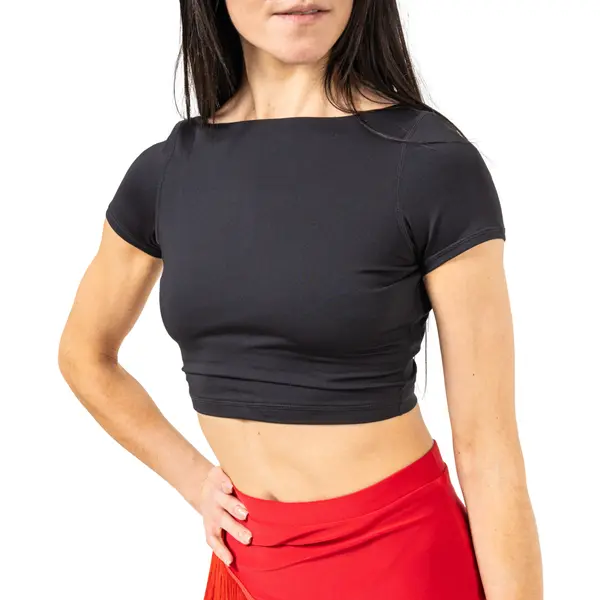 Capezio Clover Crop Top, női latin top