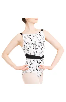 Capezio C'est La Vie Fleur Leotard női ruha széles vállpánttal