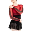 Capezio C'est La Vie Joyeux mesh cover up női top Capezio C'est La Vie Joyeux mesh cover up női top