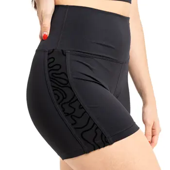 Capezio Bella Notte Vita Side Panel Short, női rövidnadrág - Fekete