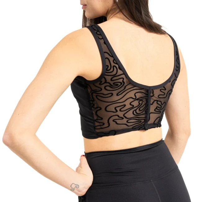 Capezio Bella Notte Dolce Tank, női top - Fekete