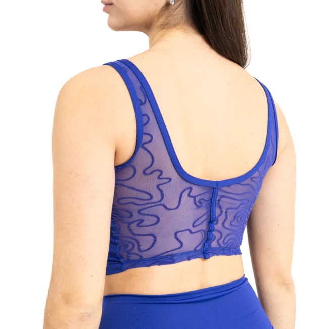 Capezio Bella Notte Dolce Tank, női top - Spektrum Kék
